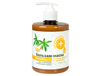 Μάσκα (Balm-Mask) για μαλλιά "Home Doctor" κρόκοι αυγών και χρυσό μουστάκι, συσφικτική, 500 ml-f