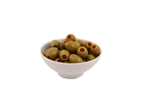 Ελιές Πράσινες με καυτερή πιπεριά  vacum 250g
