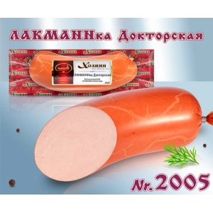 ΠΑΡΙΖΑ ΚΑΠΝΙΣΤΗ "Lakmanka" 750 γρ. ( Колбаса вареная " Лакманка " 750 γρ )