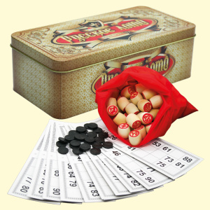 Русское Лото , Lotto σε μεταλλικό κουτί δώρου ρετρό στυλ, πολυτελές 24 x 12 εκ., ξύλο, μέταλλο cf4a5fb31b5f36bc24c86d79548a9884-f