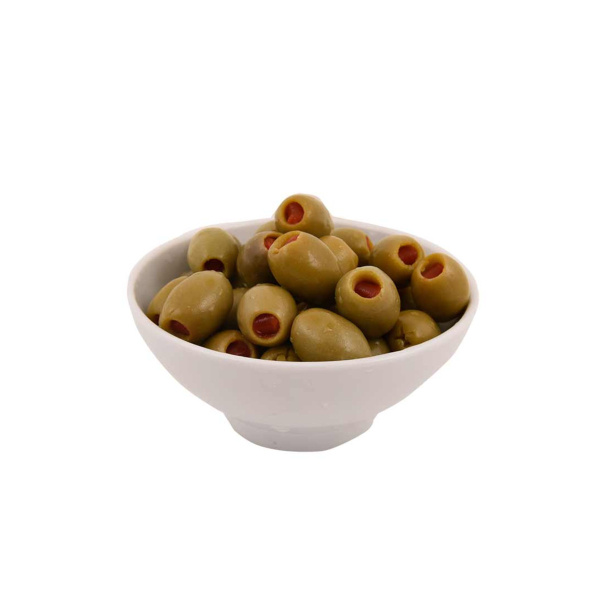 Ελιές Πράσινες με καυτερή πιπεριά  vacum 250g