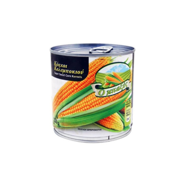 Καλαμπόκι κονσέρβα "Ο Μπαξές", 330 g