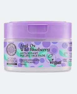 Δίσκοι απολέπισης προσώπου Blueberry Siberica Professional Antioxidant (Пилинг-диски для лица Blueberry Siberica Professional Антиоксидантные) 20τμχ