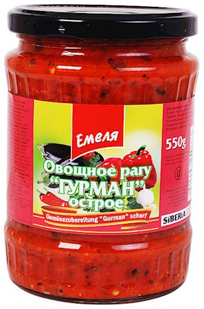 Πάστα Λαχανικών πικάντικη "Закуска Гурман острая" 550g