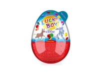 Αυγό Lucky Boy με σοκολατάκια + παιχνίδι για αγόρια 35g