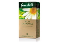 Τσάι Herbal Collection "Greenfield" Rich Chamomile (Чай Гринфилд рич камомайл) 25τεμ x 2g