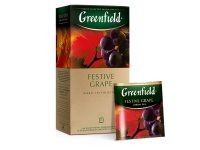 Τσάι μαύρο "Greenfield" Festive Grape" (чай greenfield праздничный виноград) 25τεμ x 2g 