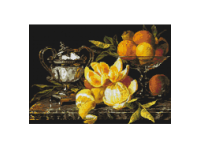 Ζωγραφική με δαμάντια "Πορτοκάλια" 50cm X 35cm 30 χρώματα
