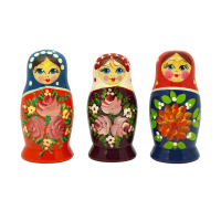 Ματριόσκα - Ρωσίδα (M3) 7 cm, διάφορα χρώματα και μοτίβα