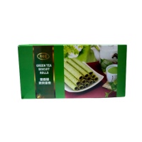 Ρολά μπισκότων με γεύση πράσινo τσάι, 124gr