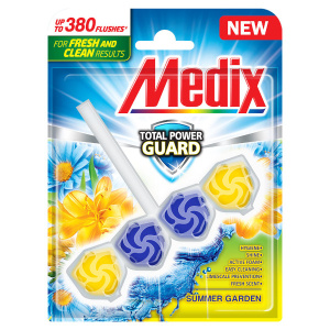 Αρωματικό μπλοκ τουαλέτας “medix wc fresh drops” summer garden 