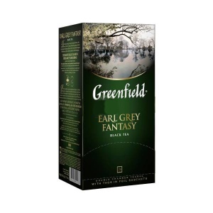 Τσάι Μαύρο "Greenfield" Earl Grey Fantasy (Чай Гринфилд эрл грей фэнтази)  25τεμ x 2g