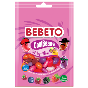 Ζελεδάκια Bebeto Coolbeans Berryy Mix 60gr