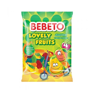 Ζελεδάκια Bebeto Lovely Fruits 80g