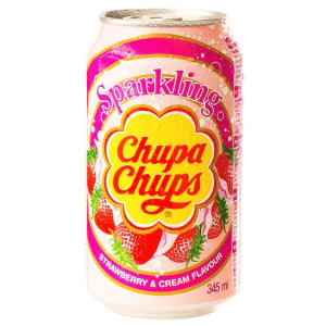 Chupa Chups –Σόδα με γεύση φράουλας και κρέμας 345ml