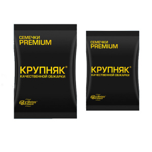 Ηλιόσποροι "Krupnyak" Premium, καβουρδισμένοι (Семечки "Крупняк" Премиум, обжаренные) 400gr