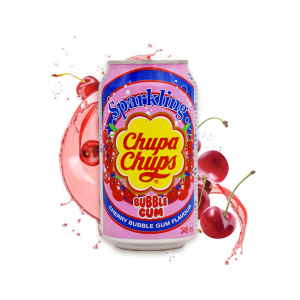 Chupa Chups –Σόδα με γεύση τσιχλόφουσκα και κεράσι 345ml