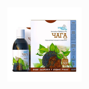 Фиточай Чага 50гр Original Herbs - Τσάγκα από βότανα 50 γρ Γνήσια Βότανα