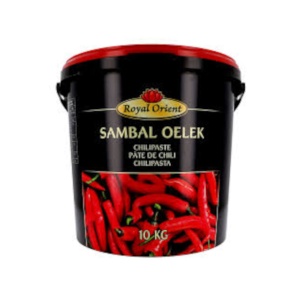 Σάλτσα καυτερή Sambal Oelek,  ROYAL ORIENT, 10Kg