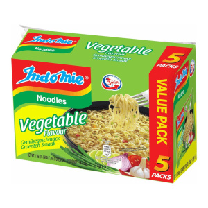 Indo Mie Vegetable Flavour Noodles 5 x 75g
