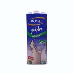 Royal γάλα ελαφρύ 1,5% μακράς διαρκείας 1lt
