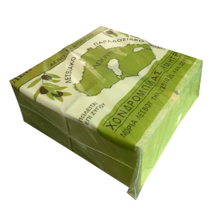 Χειροποίητο Σαπούνι Ελαιόλαδου Πράσινο 4x250g ~1kg