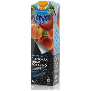Χυμός VIVA Πορτοκάλι - Μήλο - Ροδάκινο 1L