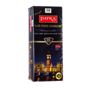 Τσάι μαύρο IMPRA Ceylon Royal Elixir 25pcsx2g (Чай Импра Цейлон Роял Элексир 50г 2гx25пак)
