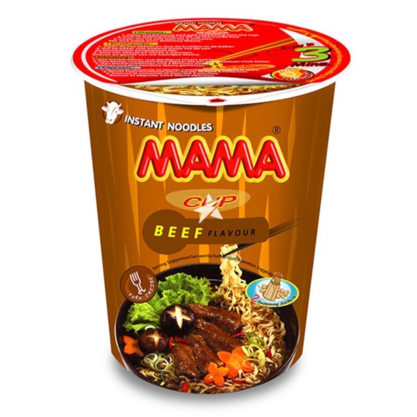 MAMA στιγμιαία noodles με μοσχάρι  , 70g