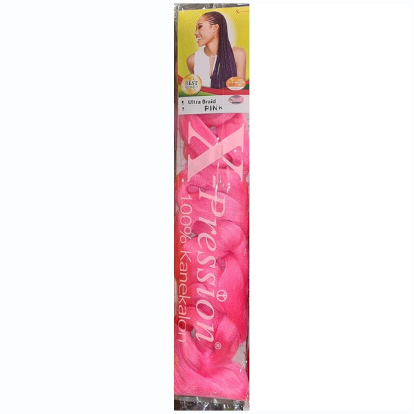 Μαλλιά X-Pression Ultra Braid Pink